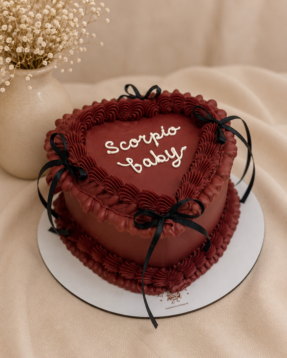 Vintage Heart Cake - Imagen 3