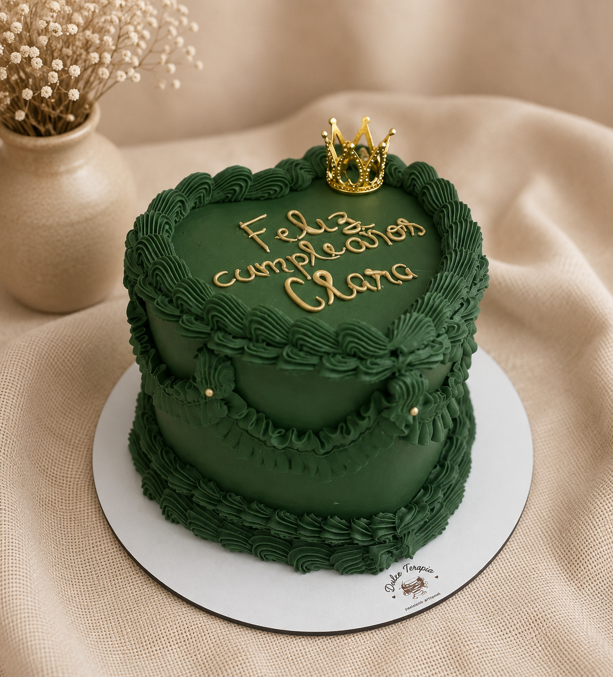 Vintage Heart Cake - Imagen 10