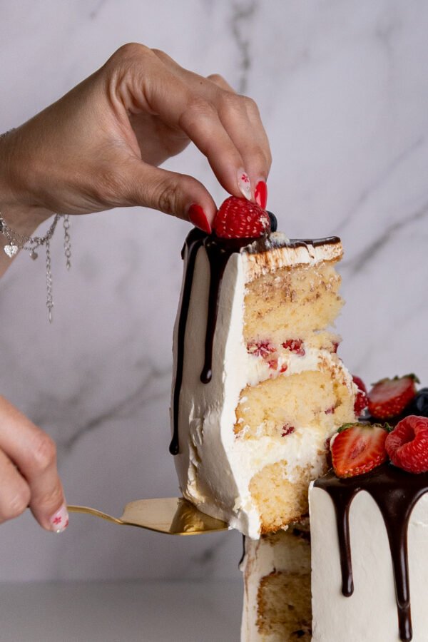 Drip Cake con Frutos Rojos - Imagen 6