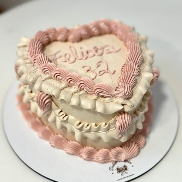 Vintage Heart Cake