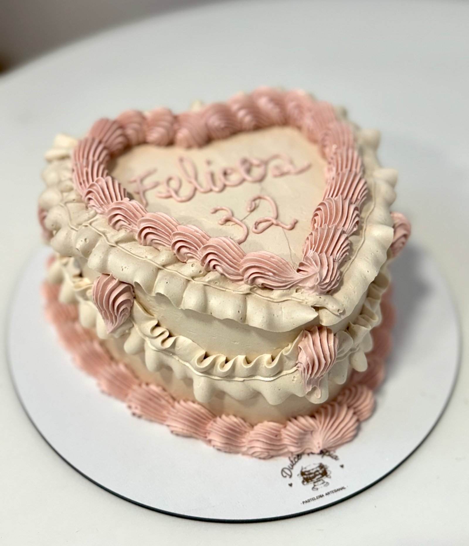 Vintage Heart Cake