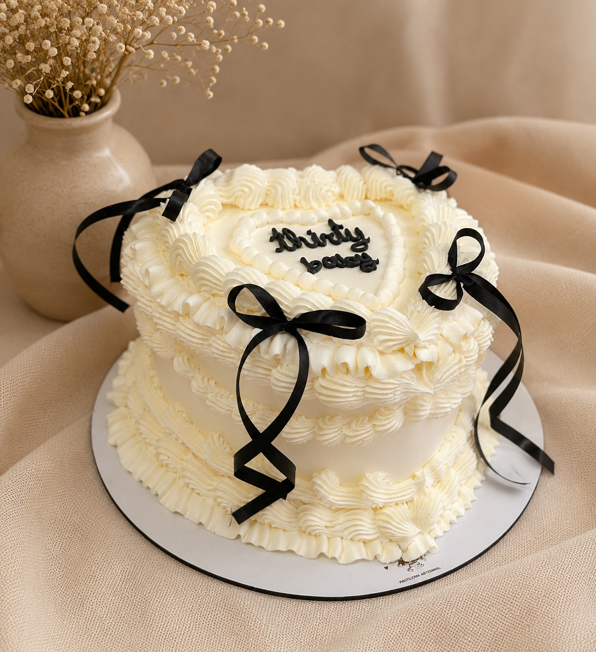 Vintage Heart Cake - Imagen 8