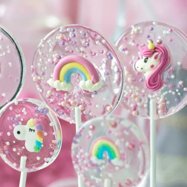Piruletas de isomalt (mín. 6 unid.)