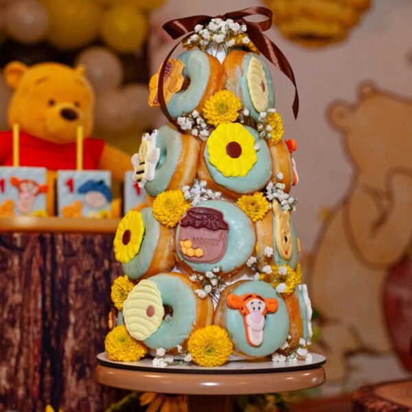 Torre de donuts dec. 2D (aprox 20 donuts)