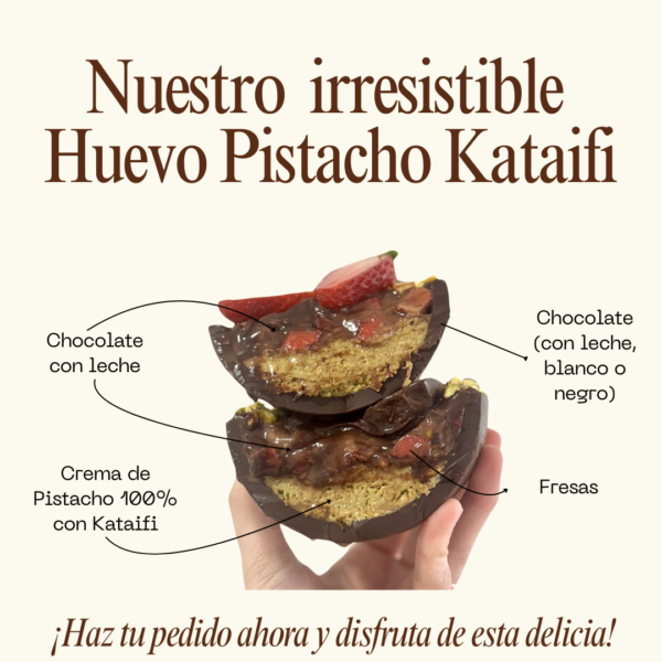 Huevo Relleno Pistacho Kataifi - Imagen 4
