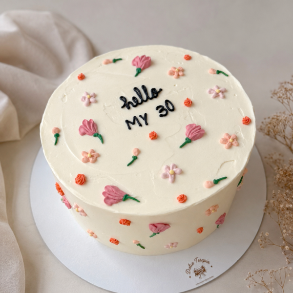 Butter Flowers Cake
