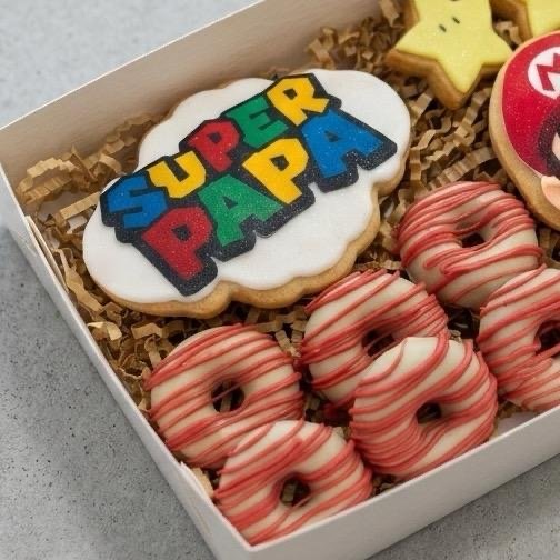 Caja de Galletas Super Papá