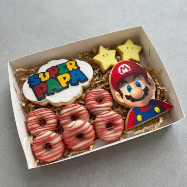 Caja de Galletas Super Papá