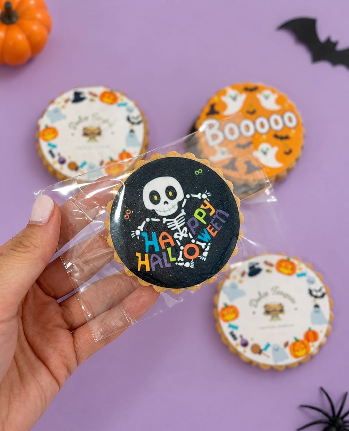 Pack de 6 Galletas Halloween Personalizadas para Empresas - Imagen 2