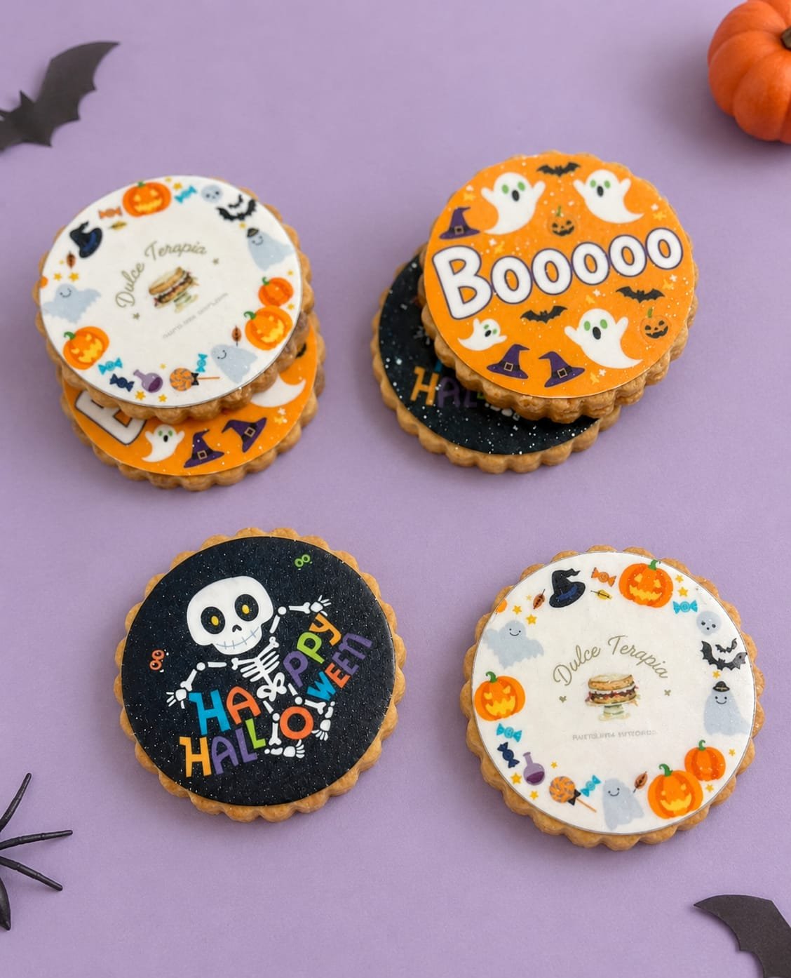 Pack de 6 Galletas Halloween Personalizadas para Empresas